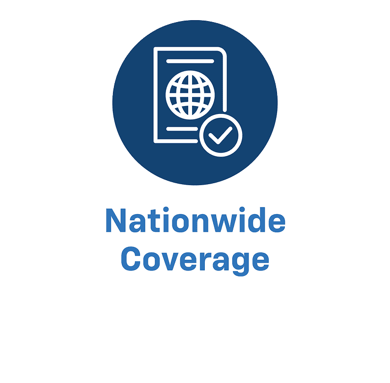Nationwide Coverage