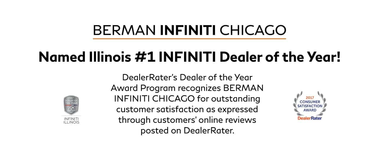 Berman INFINITI Chicago rated #1 INFINITI Dealer in Illinois for 2017