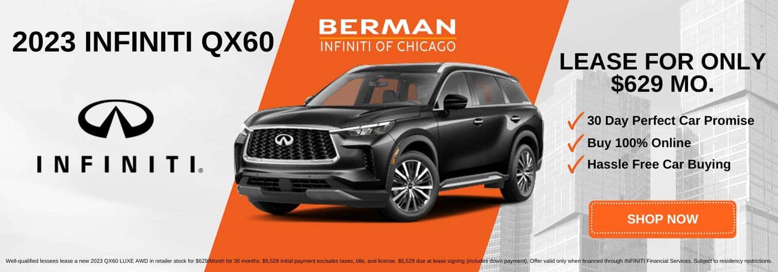 INFINITI qx60 lease special
