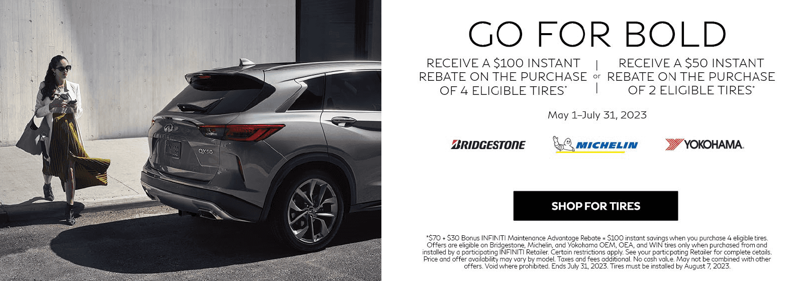 May INFINITI Tire Offer