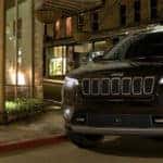 2020 Jeep Cherokee black at night