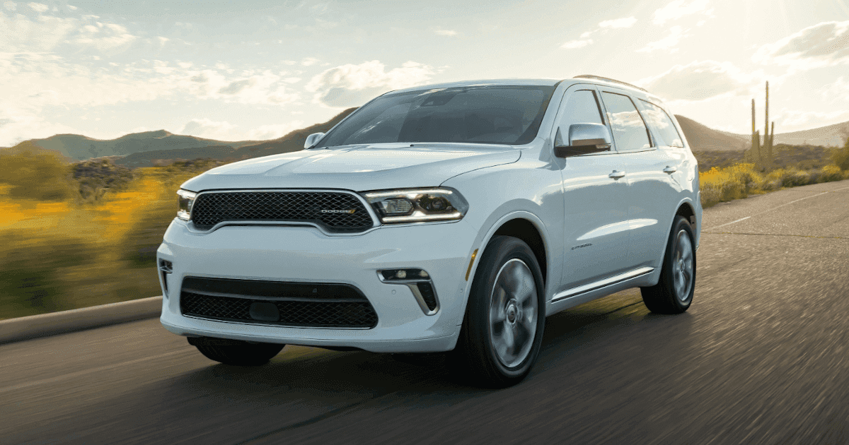 2023 white dodge durango