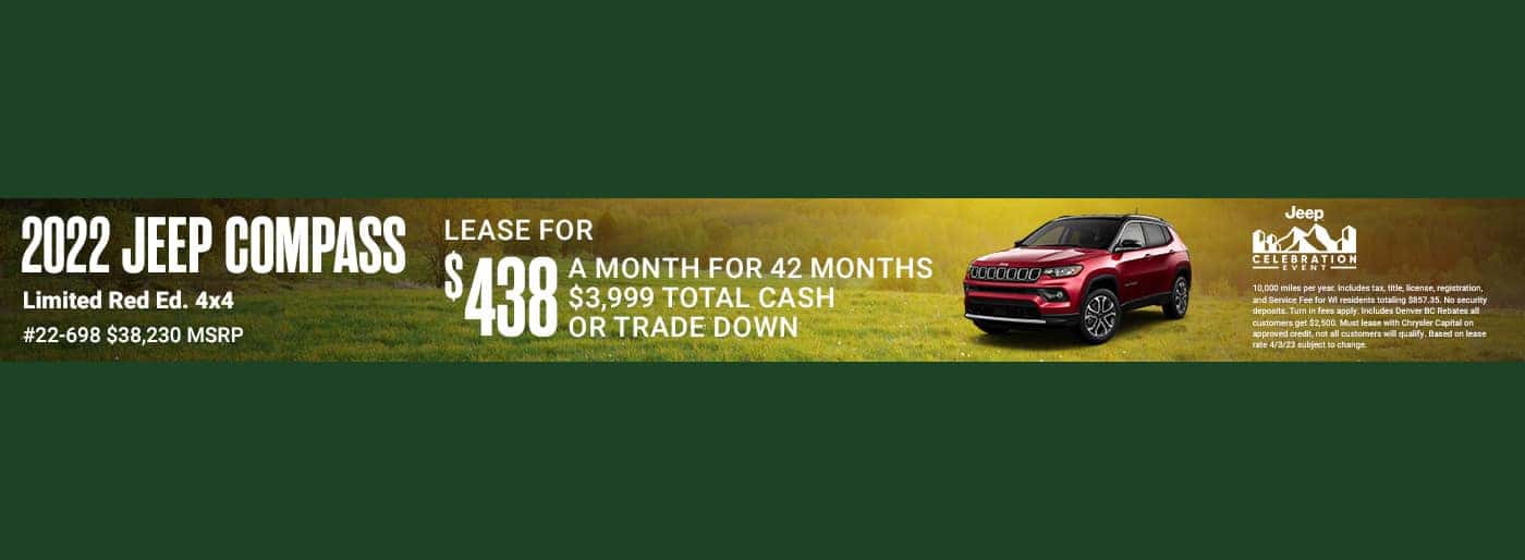 Lease Jeep Compass Special $438