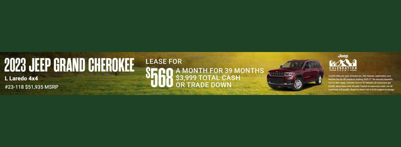 Lease Jeep Grand Cherokee Special $568