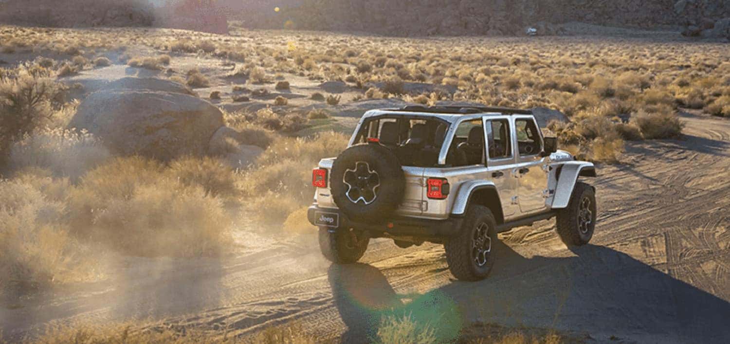 Jeep Wrangler off the beaten path