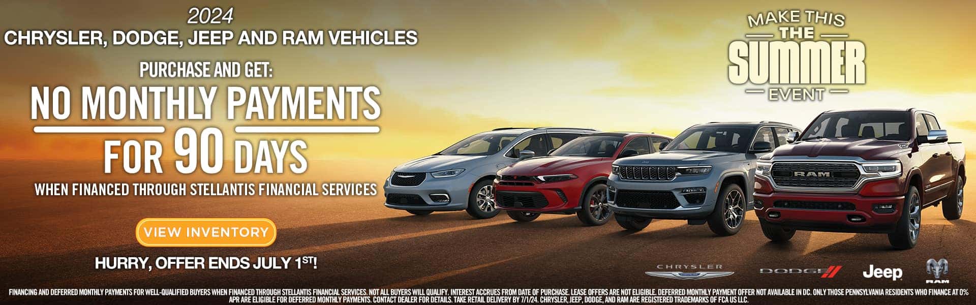 No Payments for 90 Days