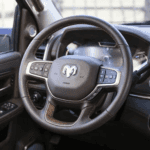 Steering wheel of the 2025 RAM HD