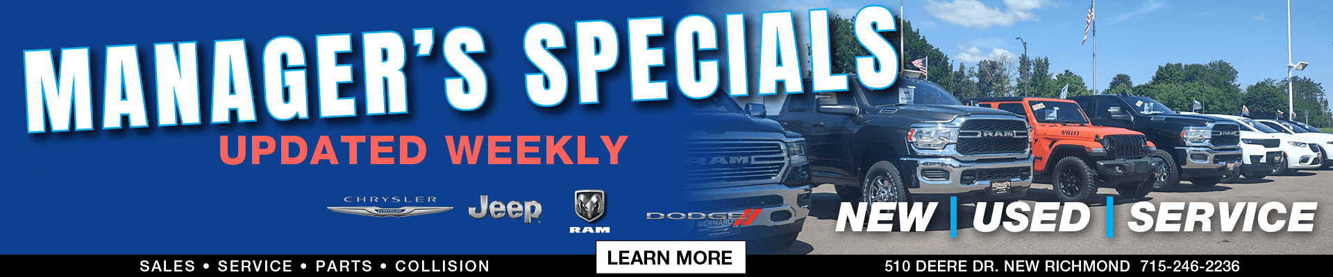 Managers Specials