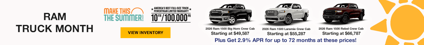 2026 Ram 1500 Crew Cab Sale