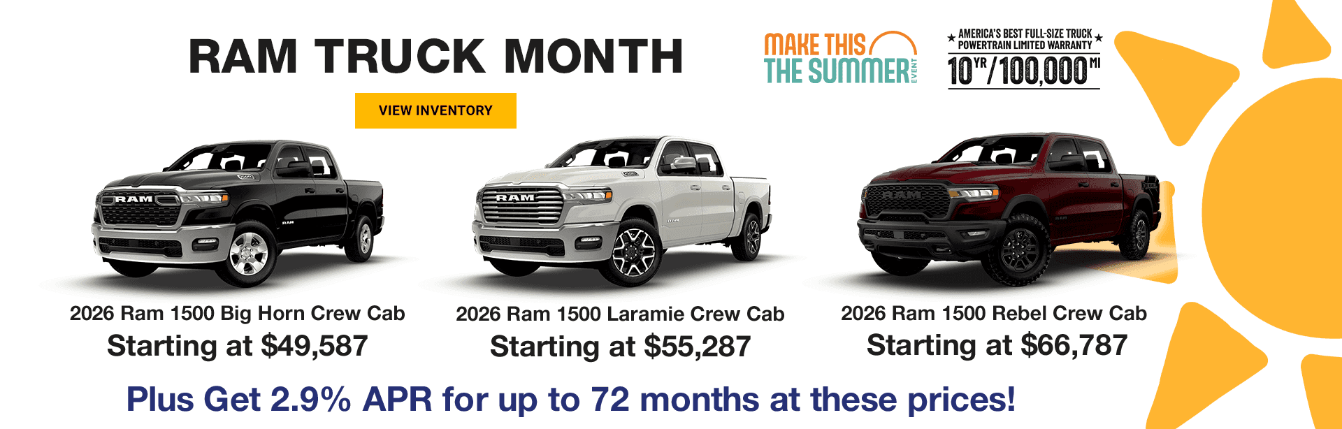 2026 Ram 1500 Crew Cab Sale