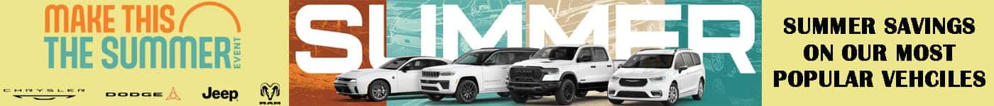 Chrysler Dodge Jeep Ram Summer Sales Event
