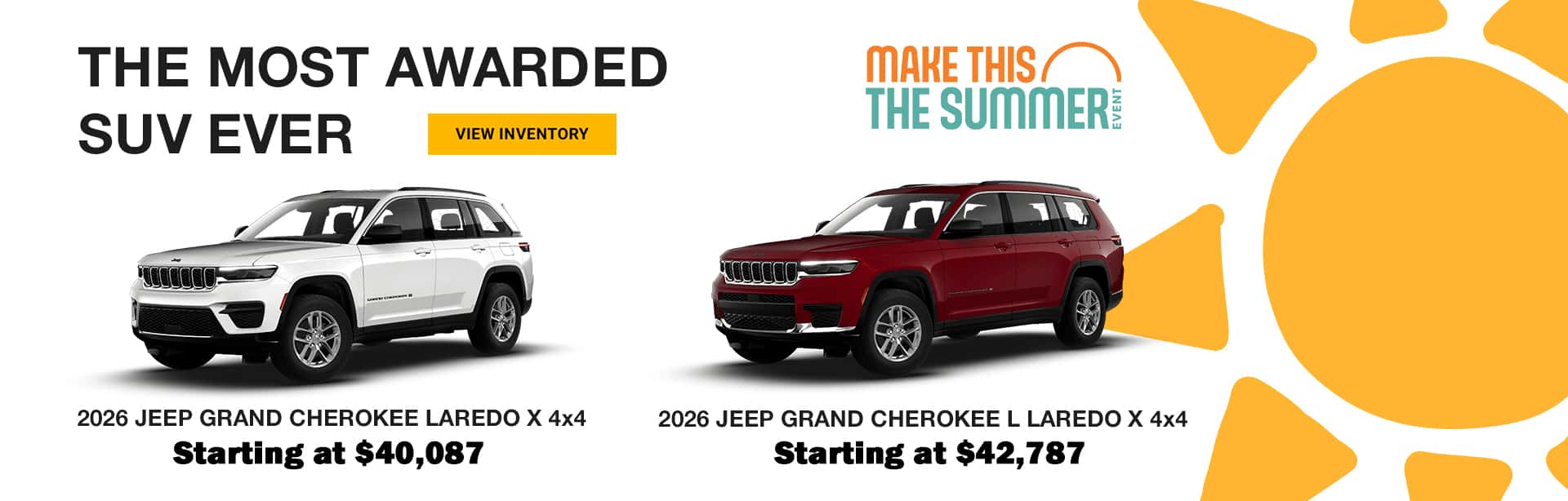 2026 Jeep Grand Cherokee Sale