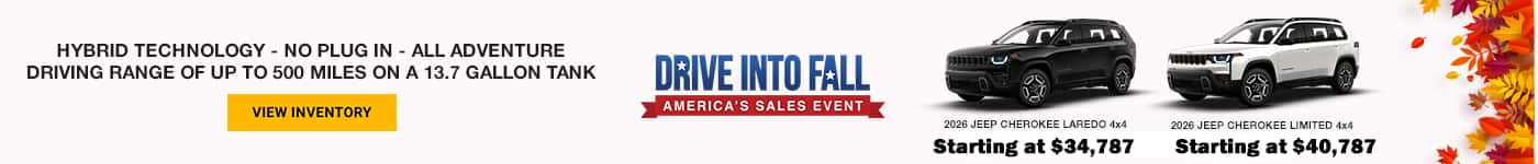 Jeep Cherokee Sale Special