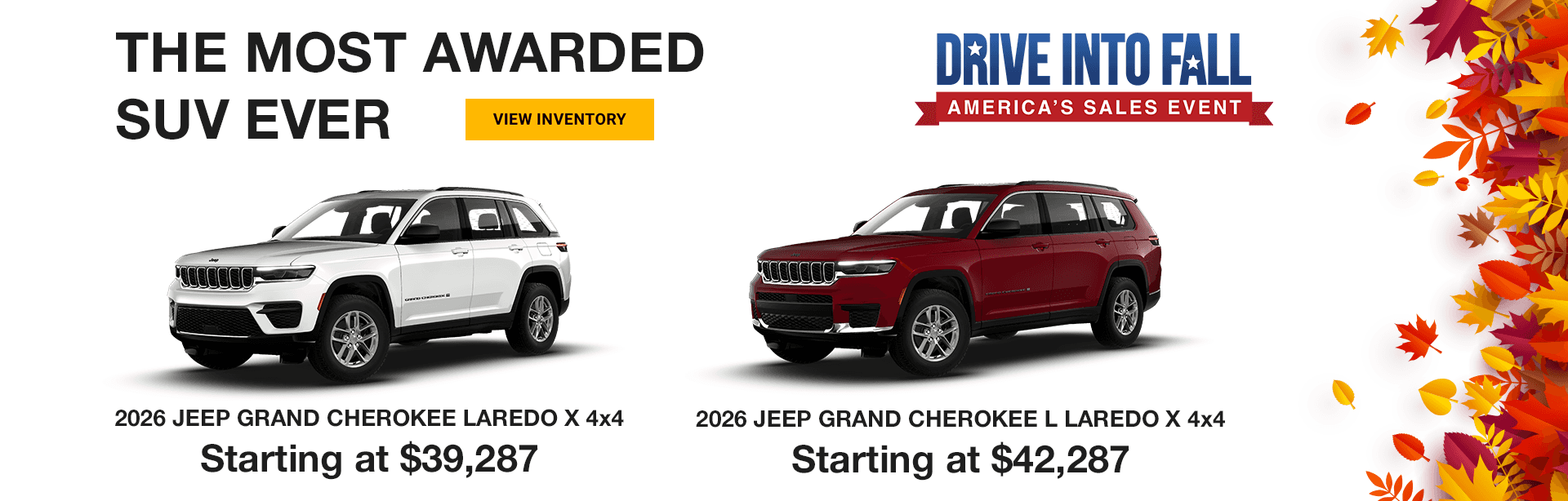 Jeep Grand Cherokee Fall Sales Event