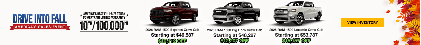 Ram 1500 Fall Sale Special