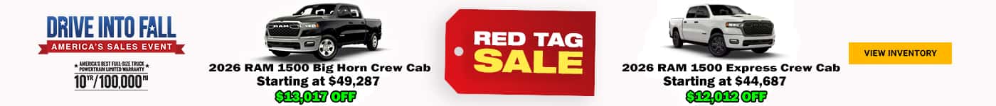 Ram 1500 Red Tag Sale
