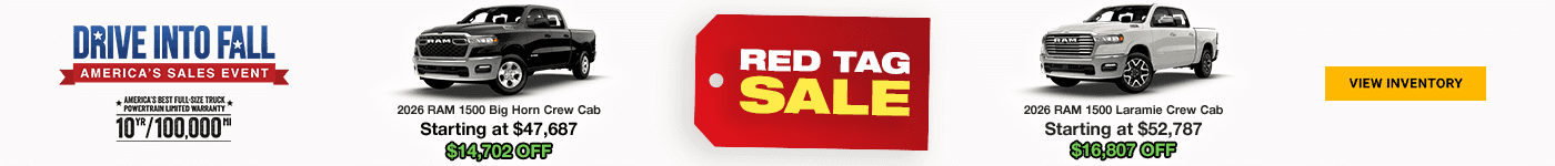 Ram 1500 Red Tag Sale