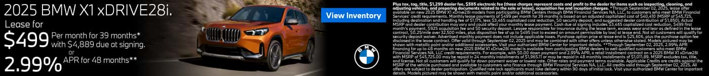 2025 BMW X1 xDRIVE28i 