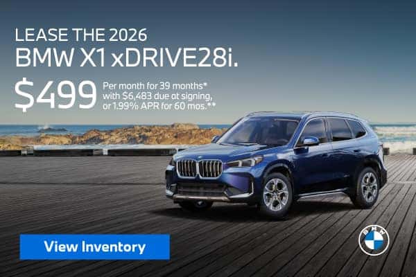 LEASE THE 2026 BMW X1 xDRIVE28i.