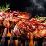 Two Steaks on a Grill