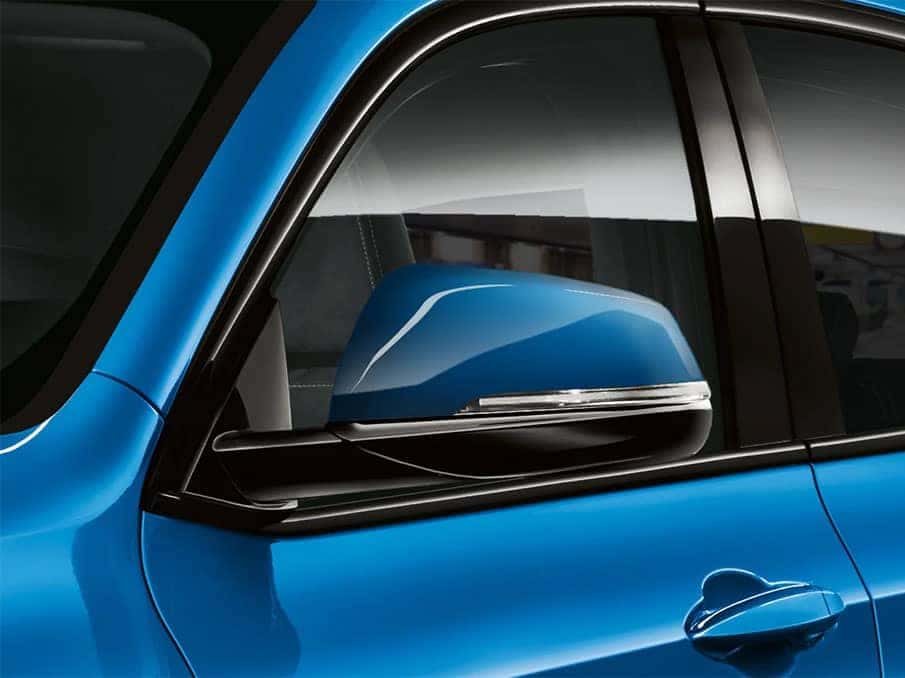 2018 BMW X2 Closeup of Side Mirror