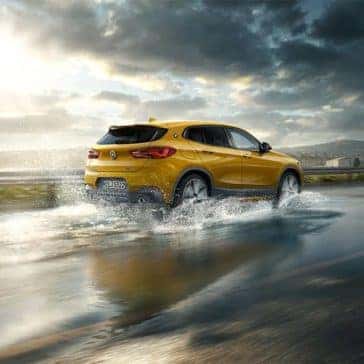 2018 BMW X2 Driving Through Rain
