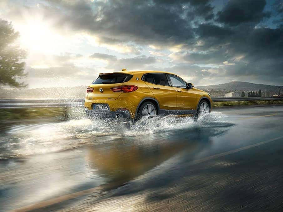 2018 BMW X2 Driving Through Rain