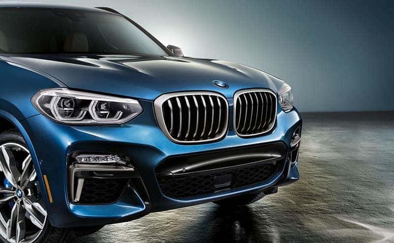2019 BMW X3 Close-up of Front End