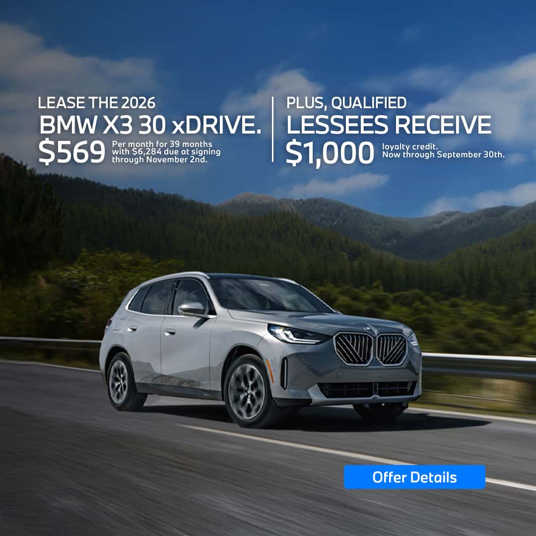 2025 X3 Lease Offer October 2026