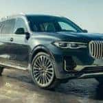Black 2020 BMW X7 Profile View