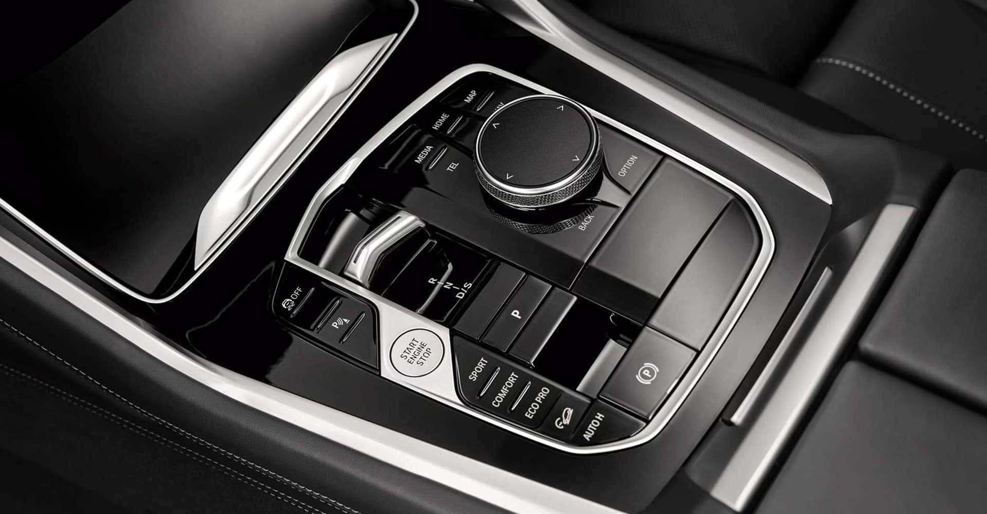 2025 BMW X6 close up of shift knob