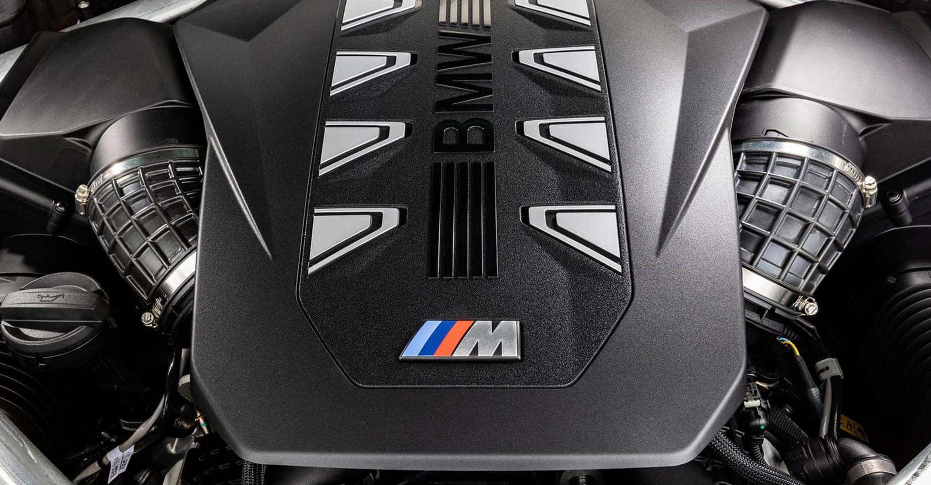 2025 BMW X6 overhead of the engine