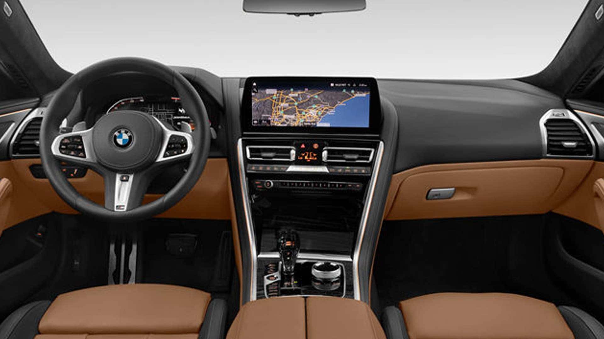 Dashboard of 2025 BMW 8 Series Coupe
