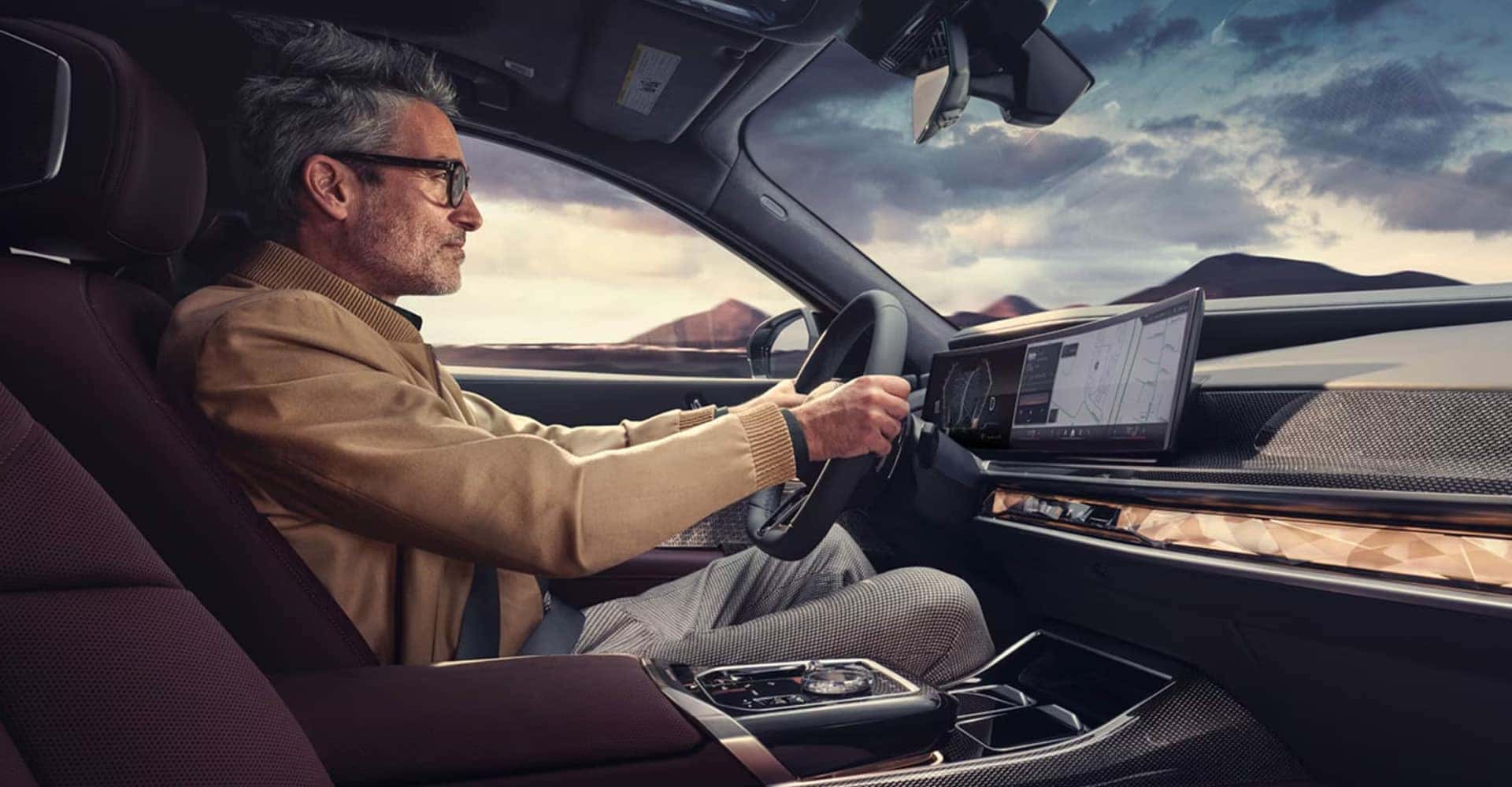 Man driving 2025 BMW 7 Series Sedan