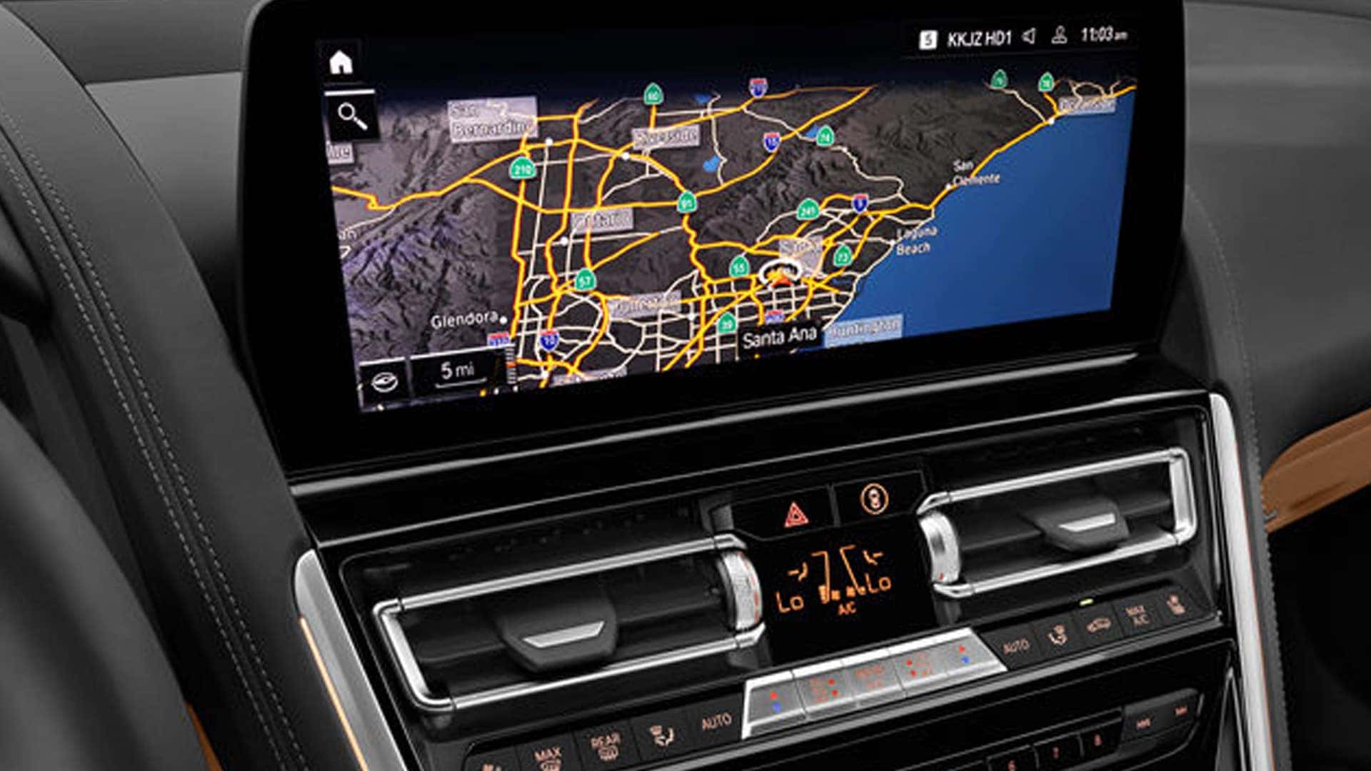 Navigation Inside of 2025 BMW 8 Series Coupe