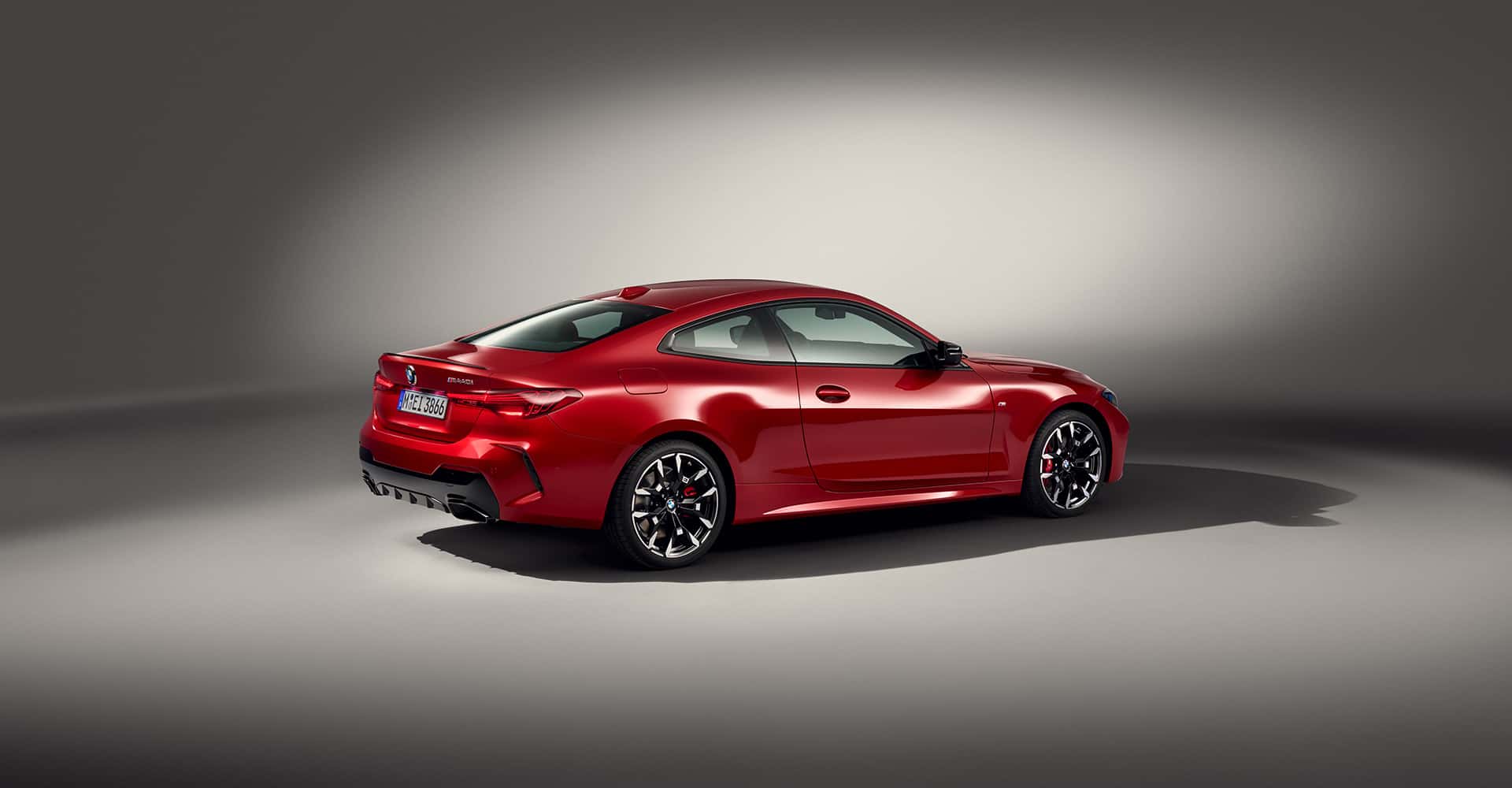 Studio shot 2025 BMW 4 Series Coupe