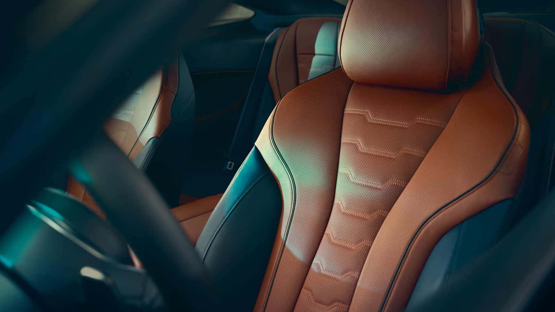View of Front Row of Seats in 2025 BMW 8 Series Coupe