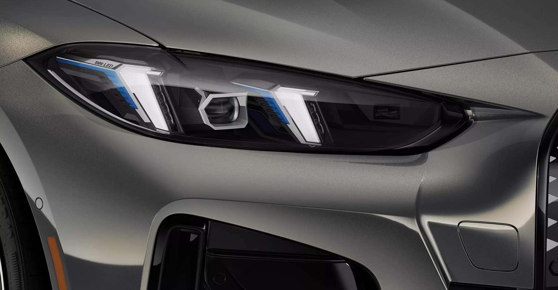 2025 BMW i4 Gran Coupe headlight close