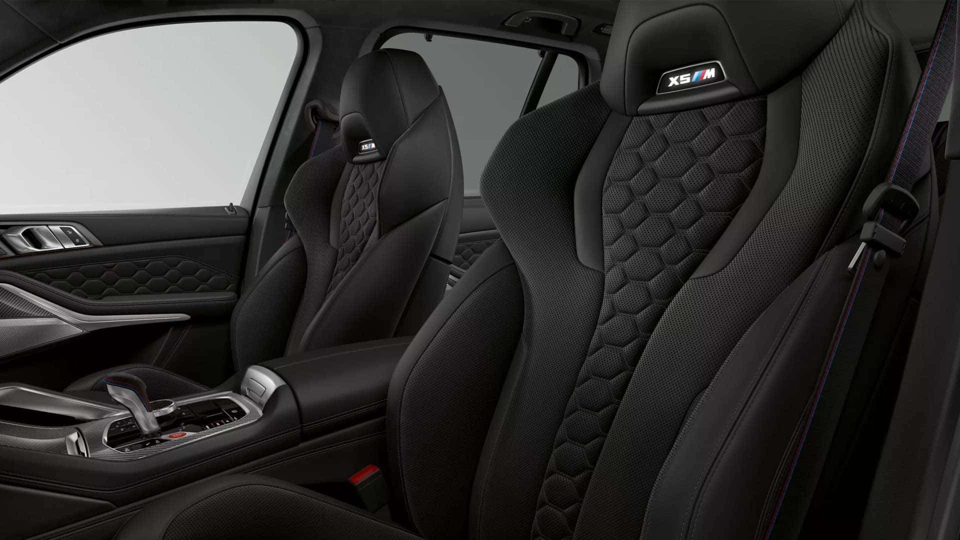 Black Interior Seating of BMW X5 M Competition