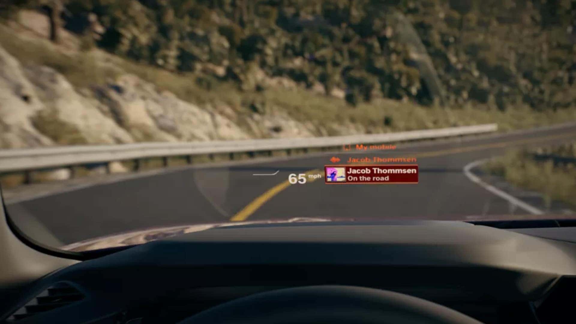 HUD of MW Z4 30i Roadster