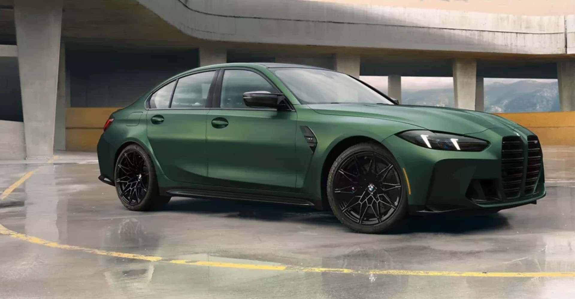 2025 BMW M3 Sedan forest green