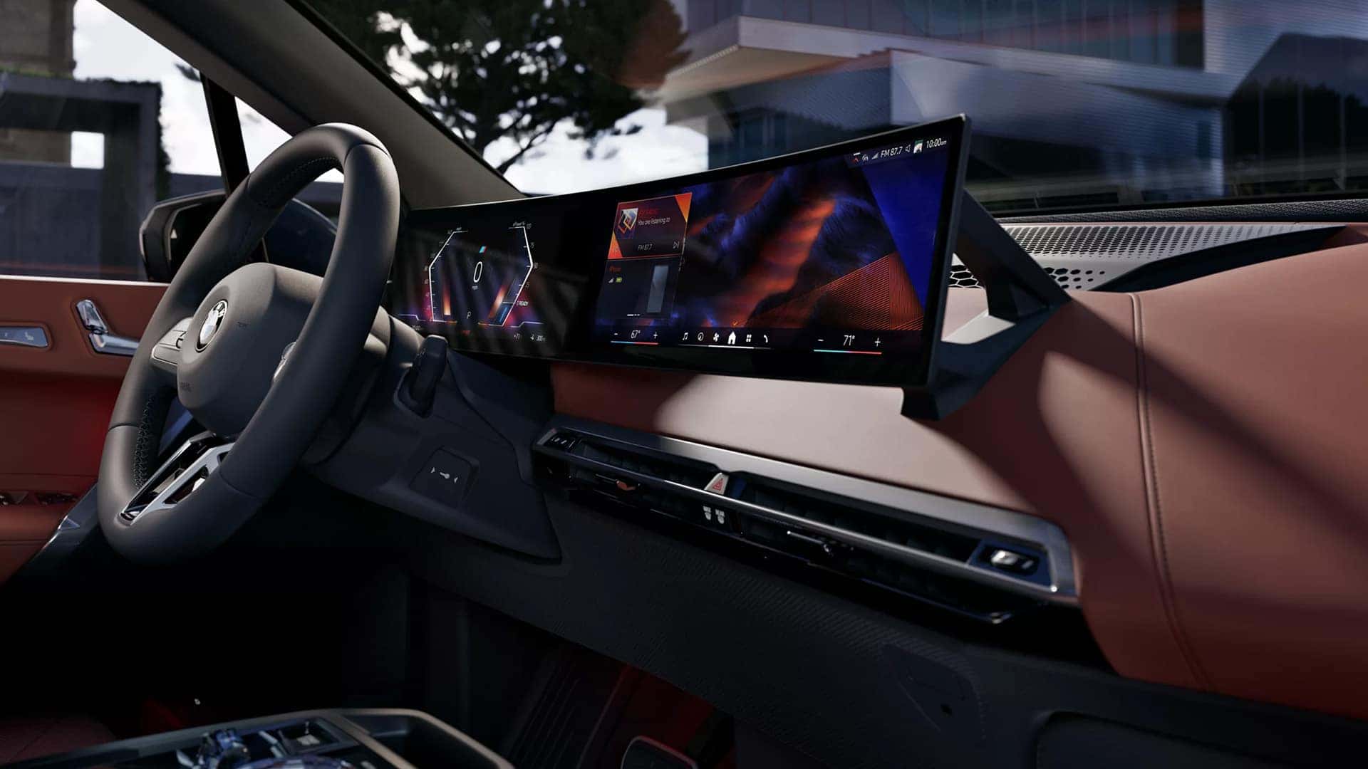 Close Up of Touchscreen UI in 2026 BMW iX