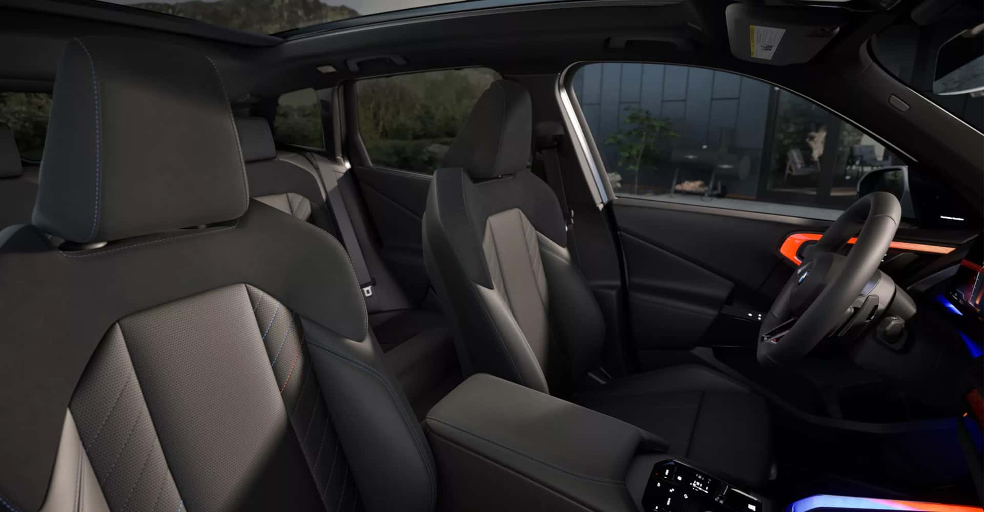 2026 BMW X3 interior front seat view