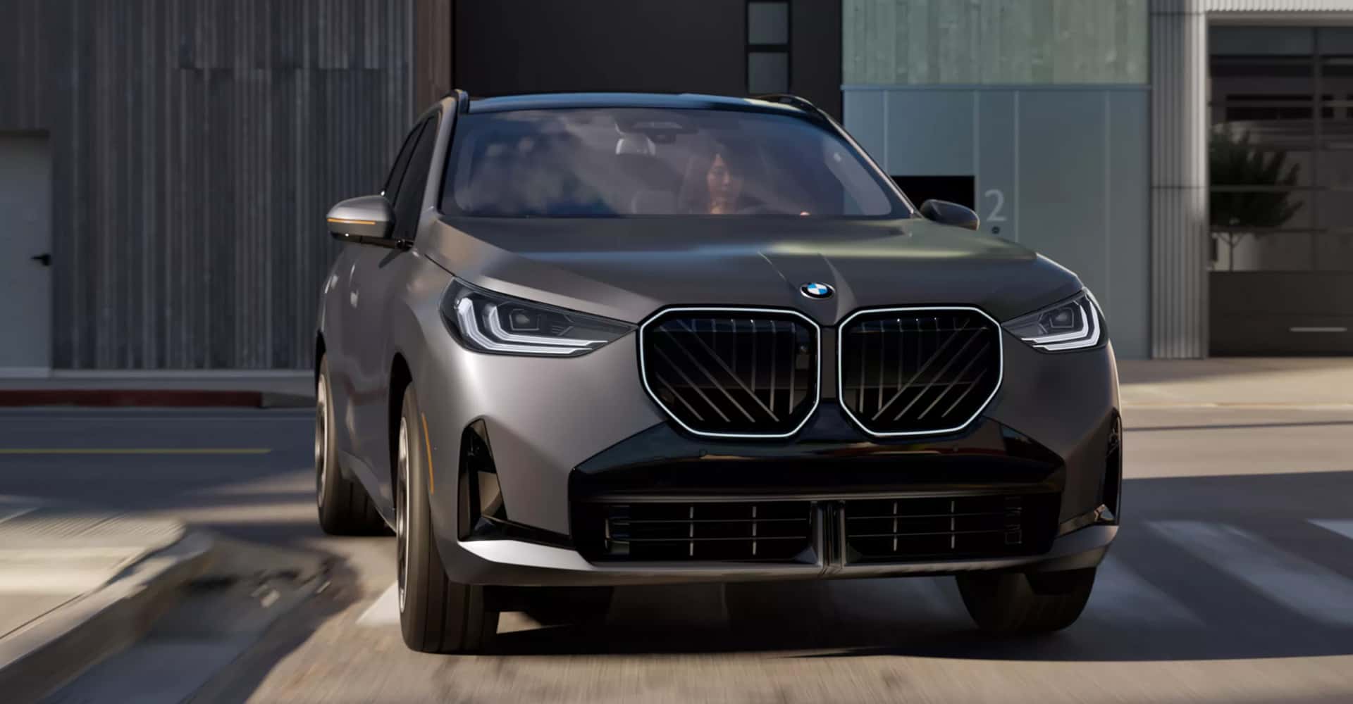 2026 BMW X3 turning corner