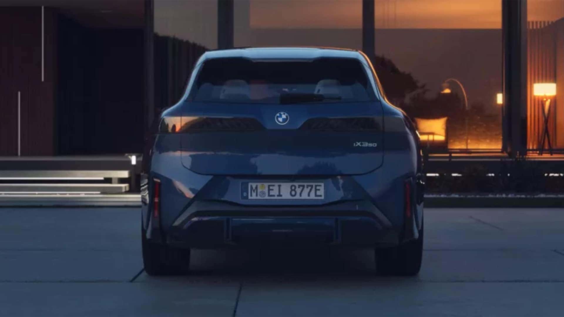 Back view of 2026 BMW iX3
