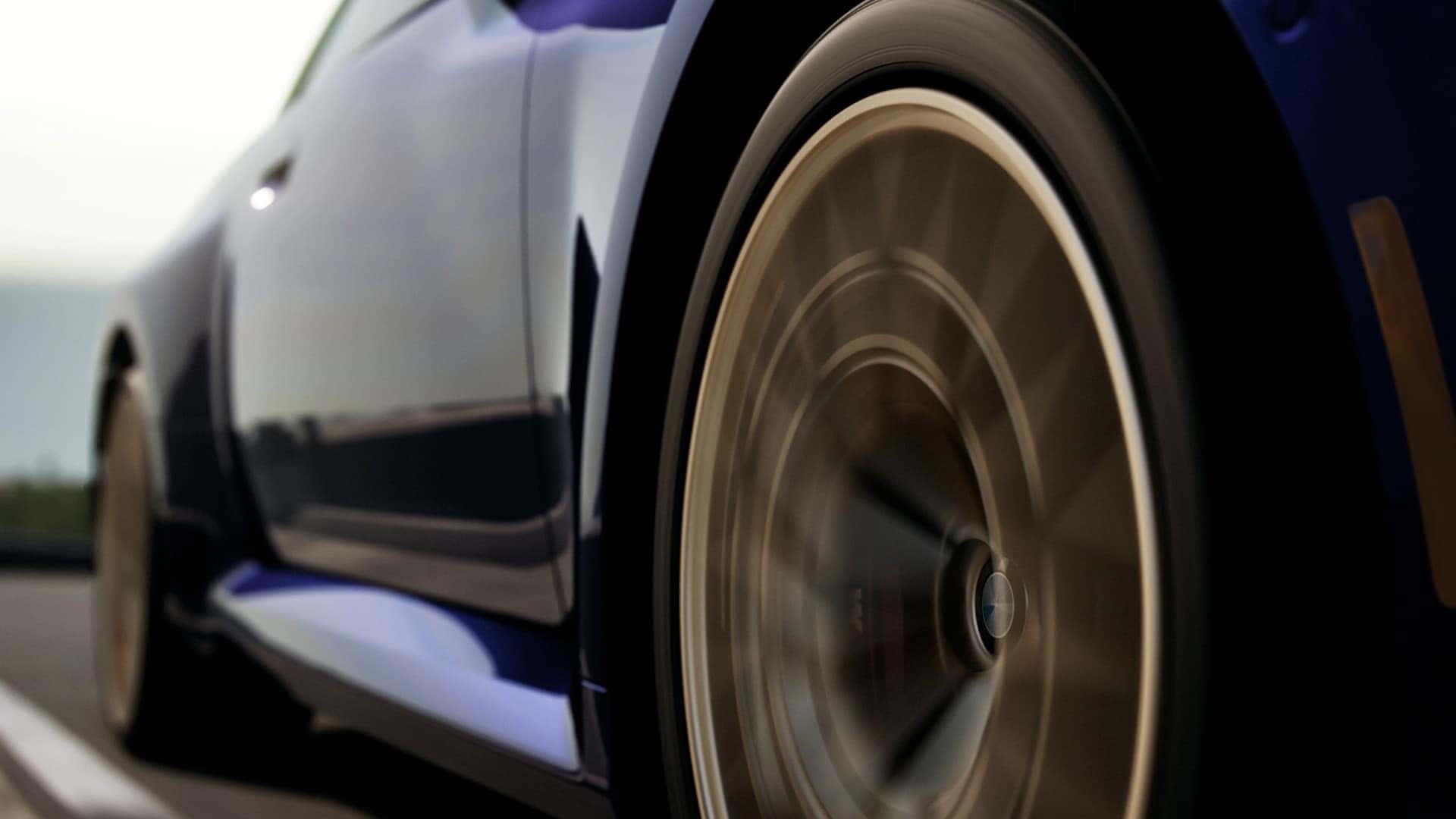 Close up of the rims on 2026 BMW M2 CS