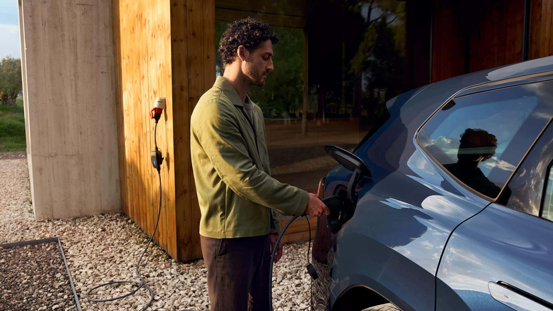 Man charging 2026 BMW iX3