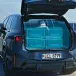 Simulated full trunk of 2026 BMW iX3