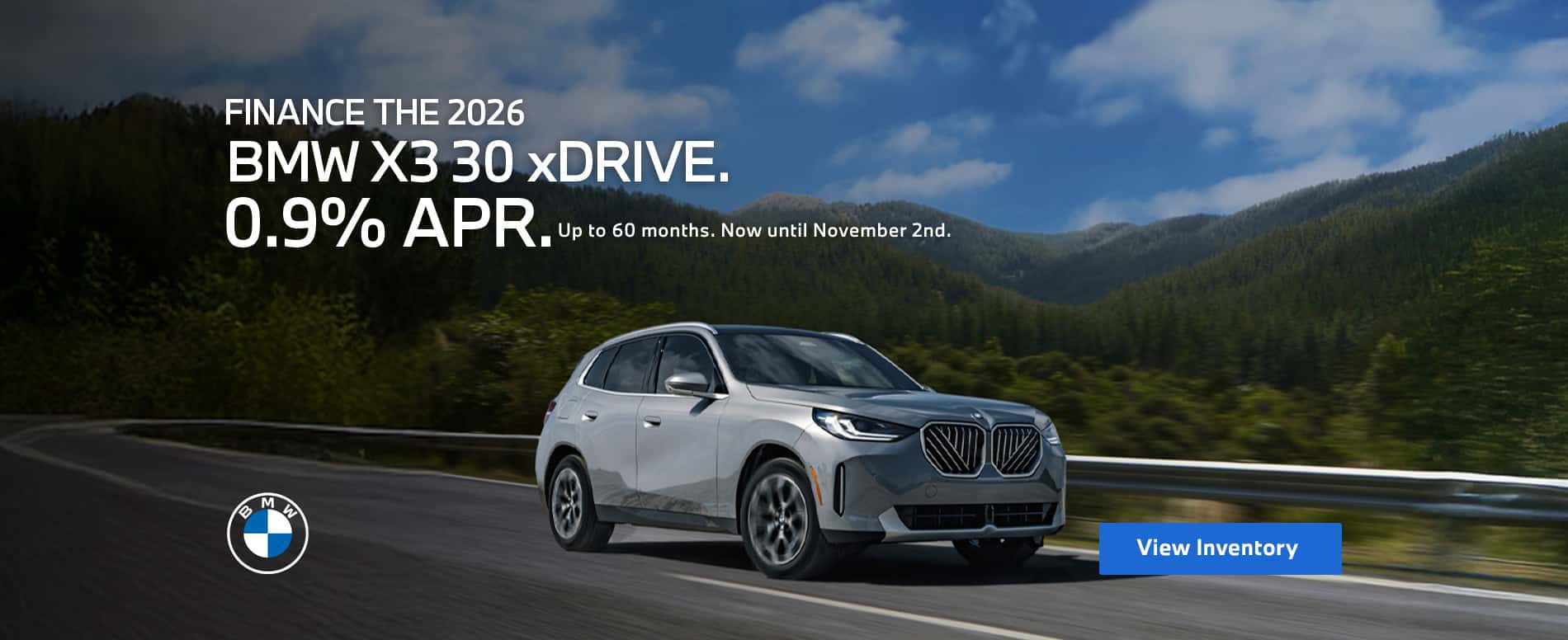 BMW X3 30 xDrive Finance Offer