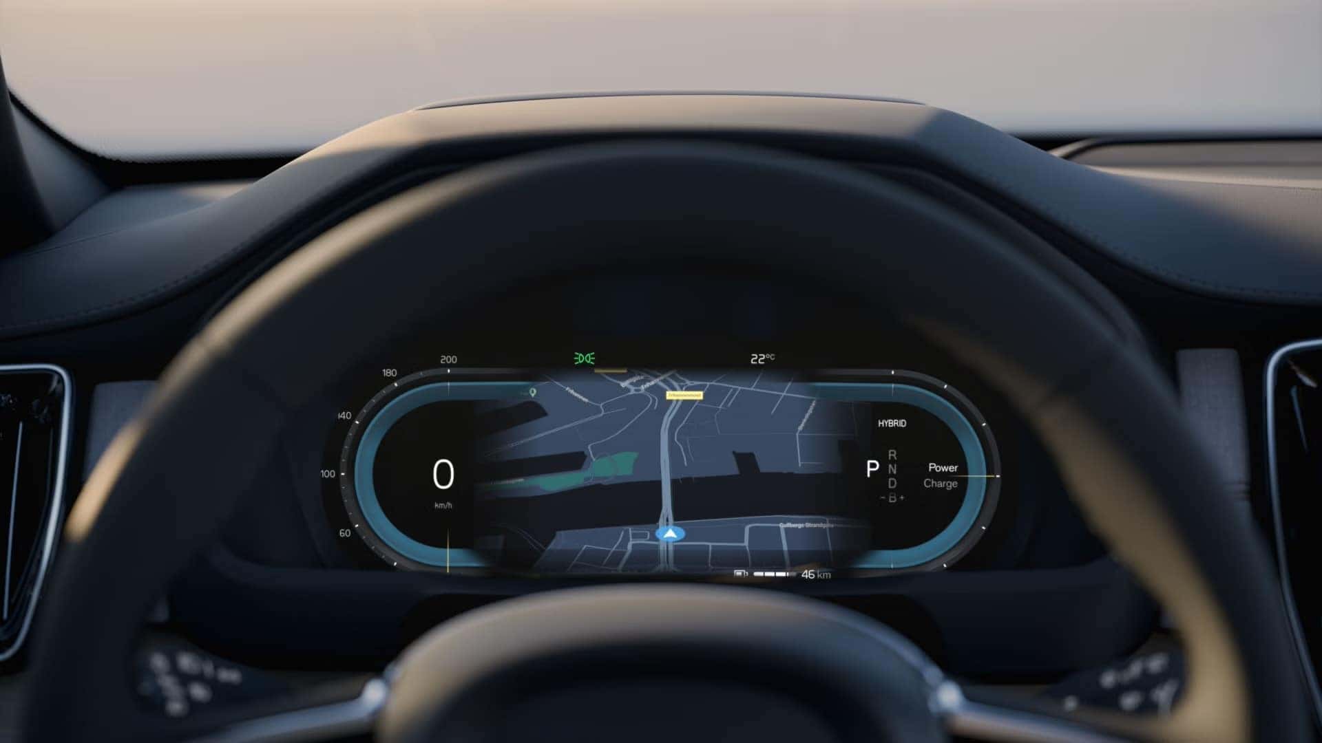 2025 Volva XC90 driver info screen